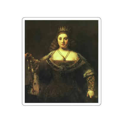 REMBRANDT Harmenszoon van RIJN - Juno (Artwork) STICKER Vinyl Die-Cut Decal White Die-Cut 3 Inch - The Sticker Space