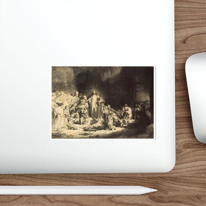 REMBRANDT Harmenszoon van RIJN - The Little Children Being Brought to Jesus (The 1 (Artwork) STICKER Vinyl Die-Cut Decal-The Sticker Space