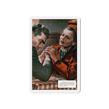 Remember, I Love You (1), Redbook, April 1947 (Magazine Illustration) Refrigerator Magnet - The Sticker Space