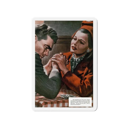 Remember, I Love You (1), Redbook, April 1947 (Magazine Illustration) Refrigerator Magnet - The Sticker Space