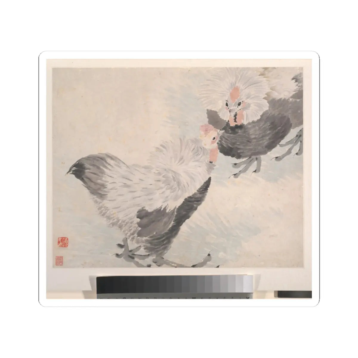Ren Yi (Ren Bonian) - Animals, Flowers and Birds - 19th century v7 - STICKER Vinyl Kiss-Cut Decal
