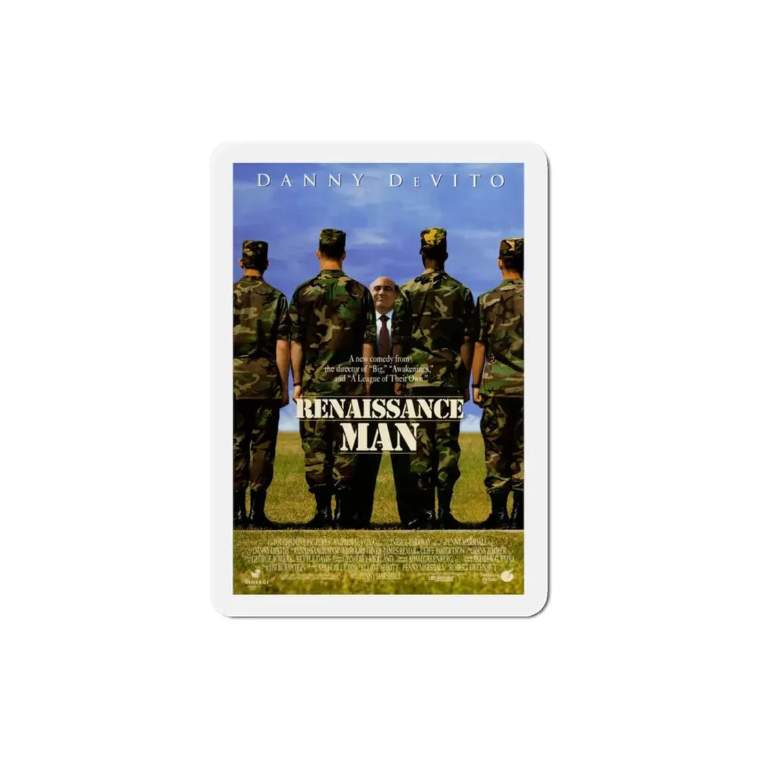 Renaissance Man 1994 Movie Poster Refrigerator Magnet - The Sticker Space