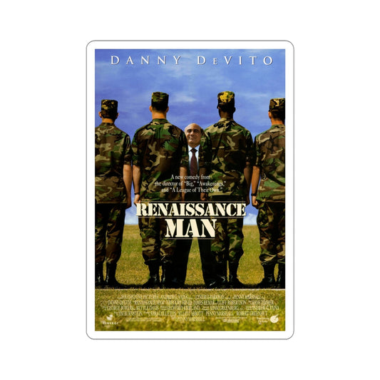 Renaissance Man 1994 Movie Poster STICKER Vinyl Die-Cut Decal-6 Inch-The Sticker Space