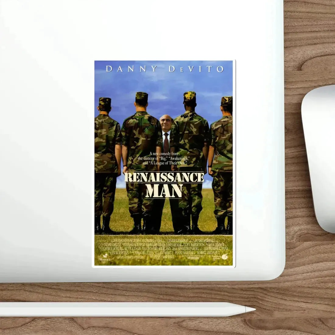 Renaissance Man 1994 Movie Poster STICKER Vinyl Die-Cut Decal - The Sticker Space