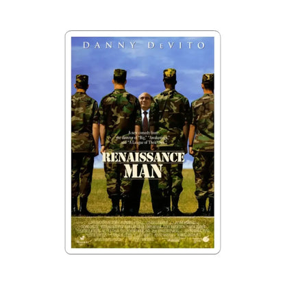 Renaissance Man 1994 Movie Poster - STICKER Vinyl Kiss-Cut Decal 2 Inch White - The Sticker Space