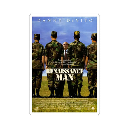 Renaissance Man 1994 Movie Poster - STICKER Vinyl Kiss-Cut Decal 3 Inch White - The Sticker Space