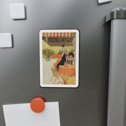 Rendezvous, Cosmopolitan illustration, June 1959 (Magazine Illustration) Refrigerator Magnet-The Sticker Space