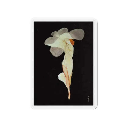 Rene Gruau art (Magazine Illustration) Refrigerator Magnet 4 Inch Die-Cut - The Sticker Space