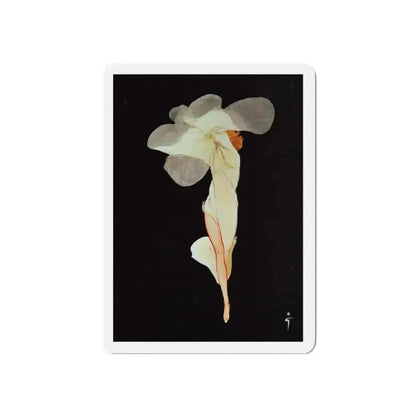 Rene Gruau art (Magazine Illustration) Refrigerator Magnet 6 Inch Die-Cut - The Sticker Space
