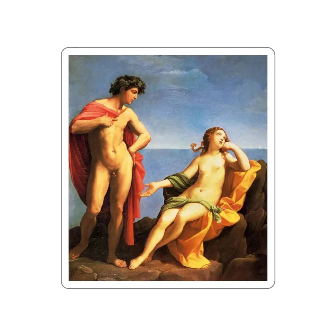 RENI, Guido - Bacchus and Ariadne (Artwork) STICKER Vinyl Die-Cut Decal - The Sticker Space