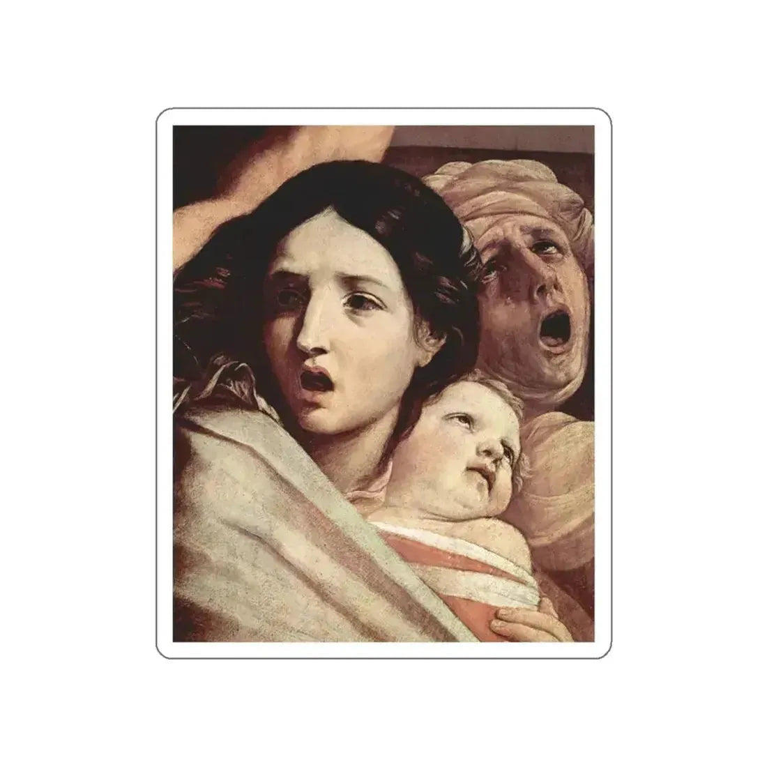 RENI, Guido - Betlehemitischer Kindermord (Artwork) STICKER Vinyl Die-Cut Decal White Die-Cut 5 Inch - The Sticker Space