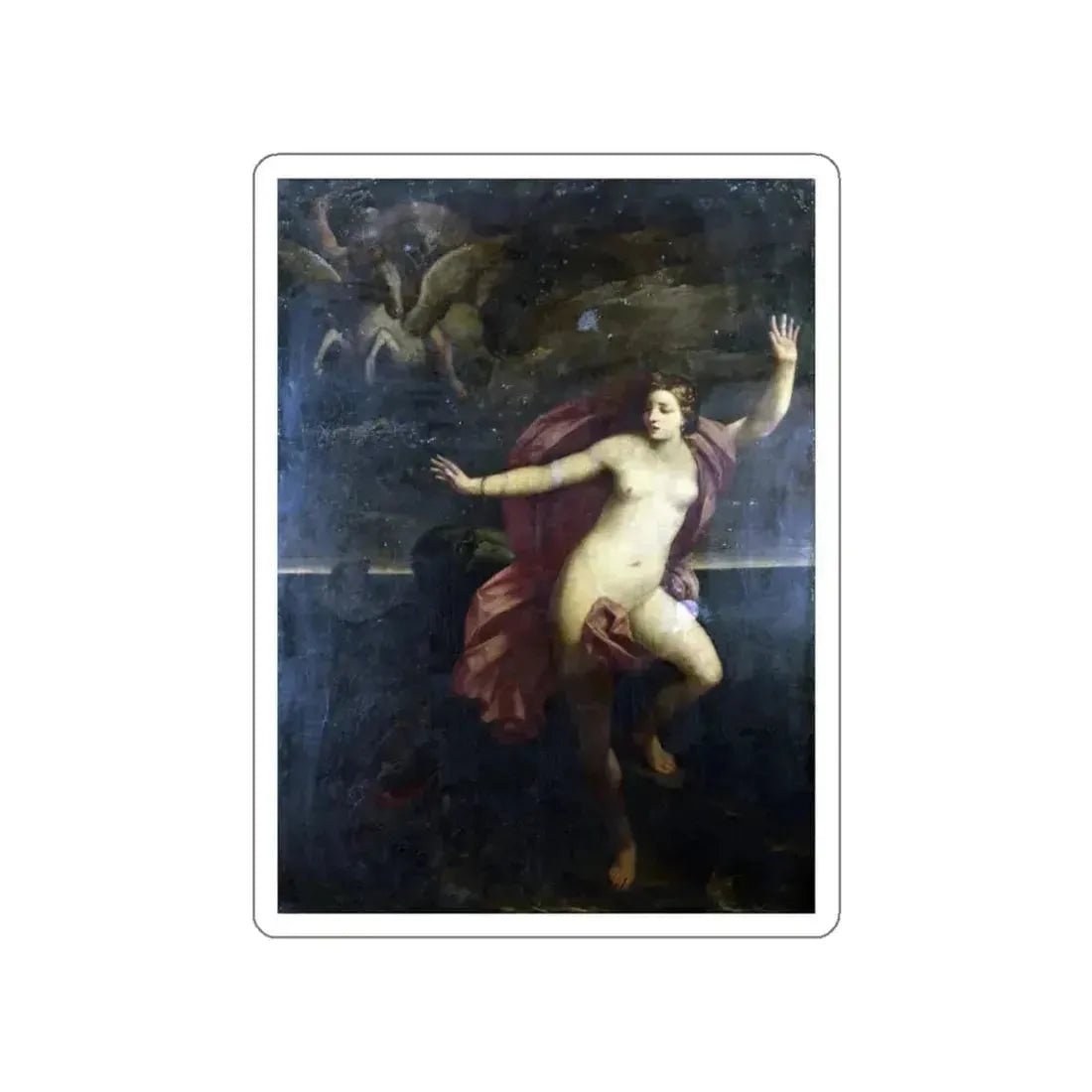 RENI, Guido - Perseus and Andromeda (Artwork) STICKER Vinyl Die-Cut Decal White Die-Cut 3 Inch - The Sticker Space