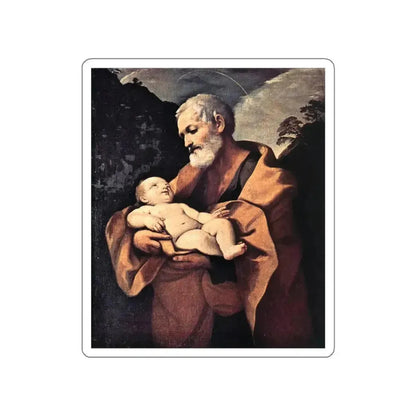 RENI, Guido - St Joseph (Artwork) STICKER Vinyl Die-Cut Decal White Die-Cut 6 Inch - The Sticker Space