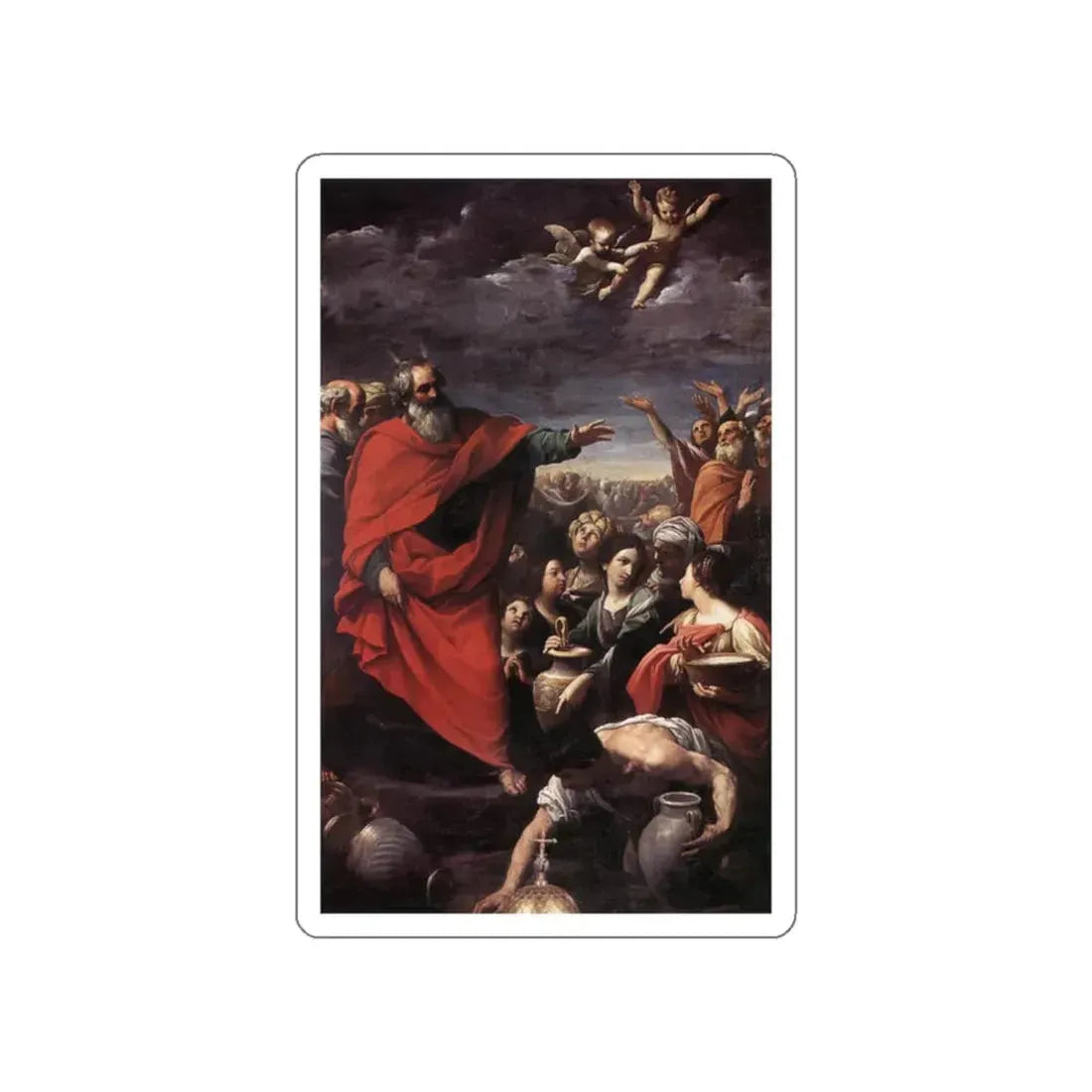 RENI, Guido - The Gathering of the Manna (Artwork) STICKER Vinyl Die-Cut Decal - The Sticker Space