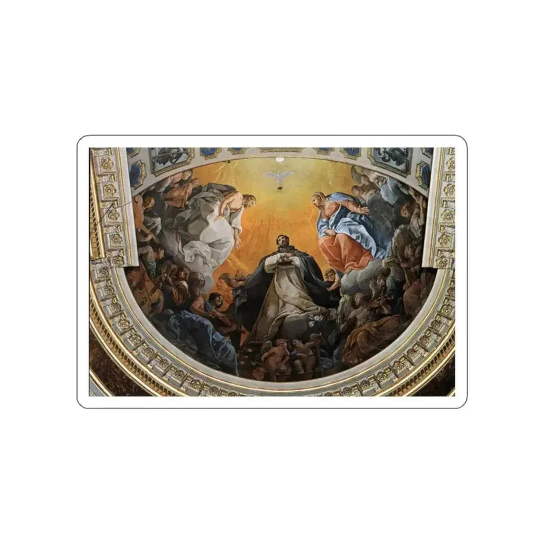 RENI, Guido - The Glory of St Dominic (Artwork) STICKER Vinyl Die-Cut Decal White Die-Cut 2 Inch - The Sticker Space