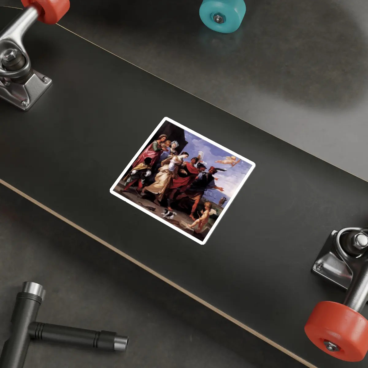 SKU:15388758900556431564 Sticker types:White Shape:Die-Cut Sizes:4" × 4"