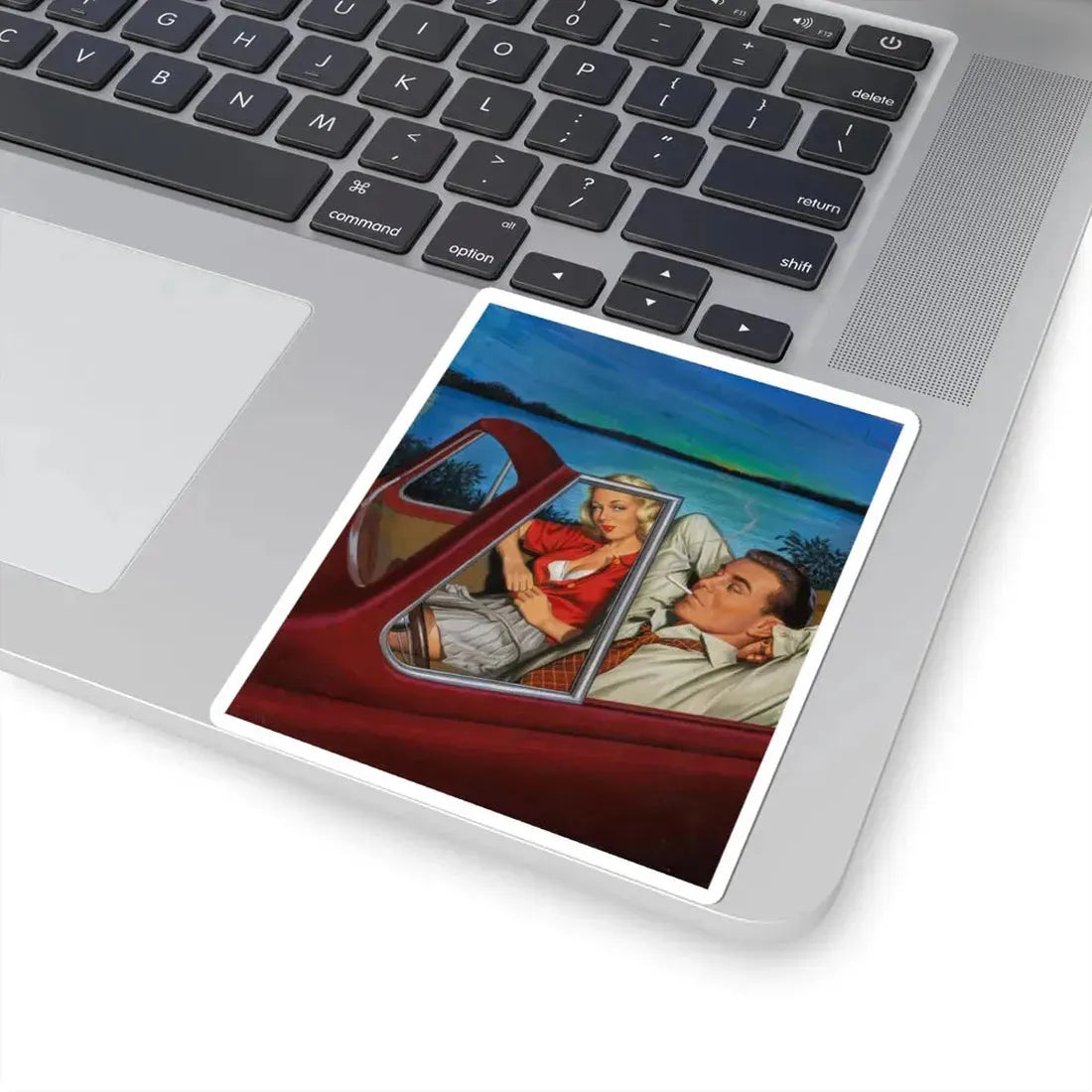 Reno Tramp, paperback cover, 1950 - STICKER Vinyl Kiss-Cut Decal - The Sticker Space