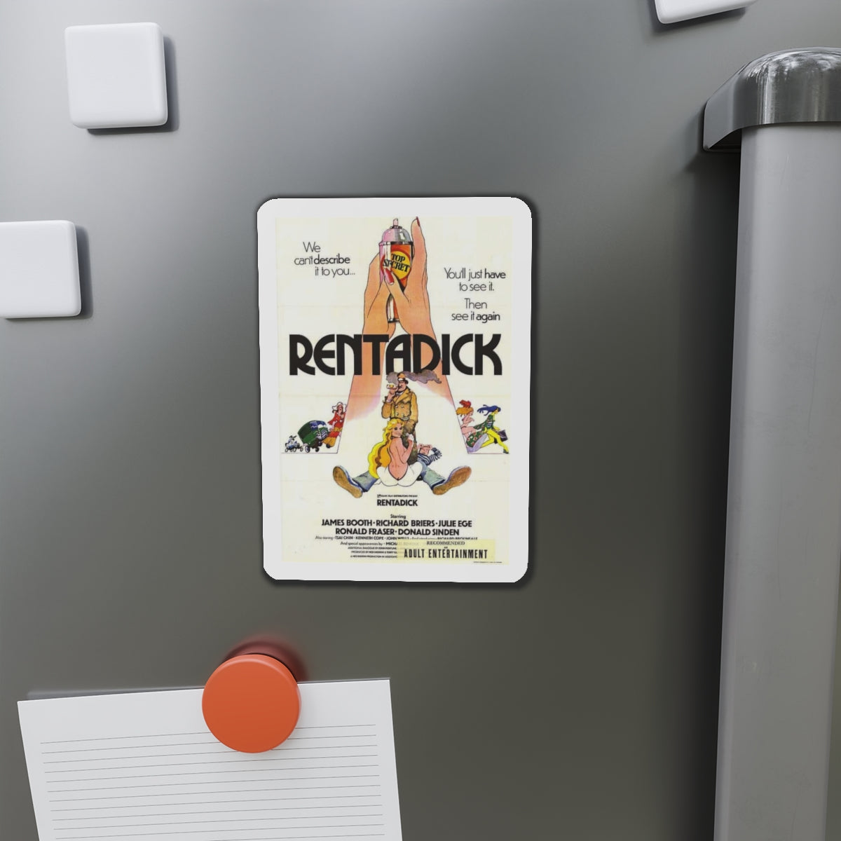 RENTADICK 1972 Movie Poster - Refrigerator Magnet-The Sticker Space