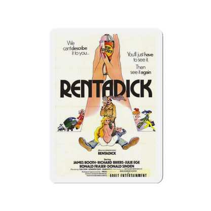 RENTADICK 1972 Movie Poster - Refrigerator Magnet-2" x 2"-The Sticker Space