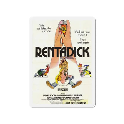 RENTADICK 1972 Movie Poster - Refrigerator Magnet - The Sticker Space
