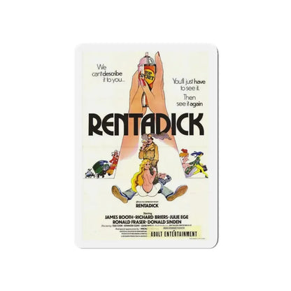 RENTADICK 1972 Movie Poster - Refrigerator Magnet - The Sticker Space