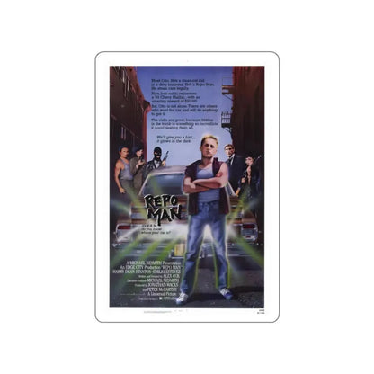 REPO MAN 1984 Movie Poster STICKER Vinyl Die-Cut Decal 3 Inch - The Sticker Space