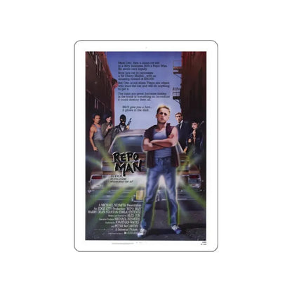 REPO MAN 1984 Movie Poster STICKER Vinyl Die-Cut Decal 6 Inch - The Sticker Space