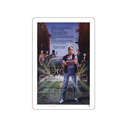 REPO MAN 1984 Movie Poster STICKER Vinyl Die-Cut Decal - The Sticker Space