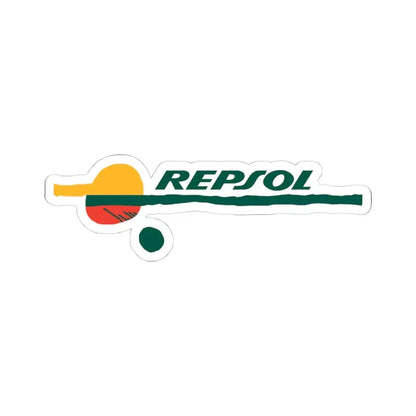 Repsol S.A. (1987-1997) (Logo) STICKER Vinyl Kiss-Cut Decal 4 Inch White - The Sticker Space