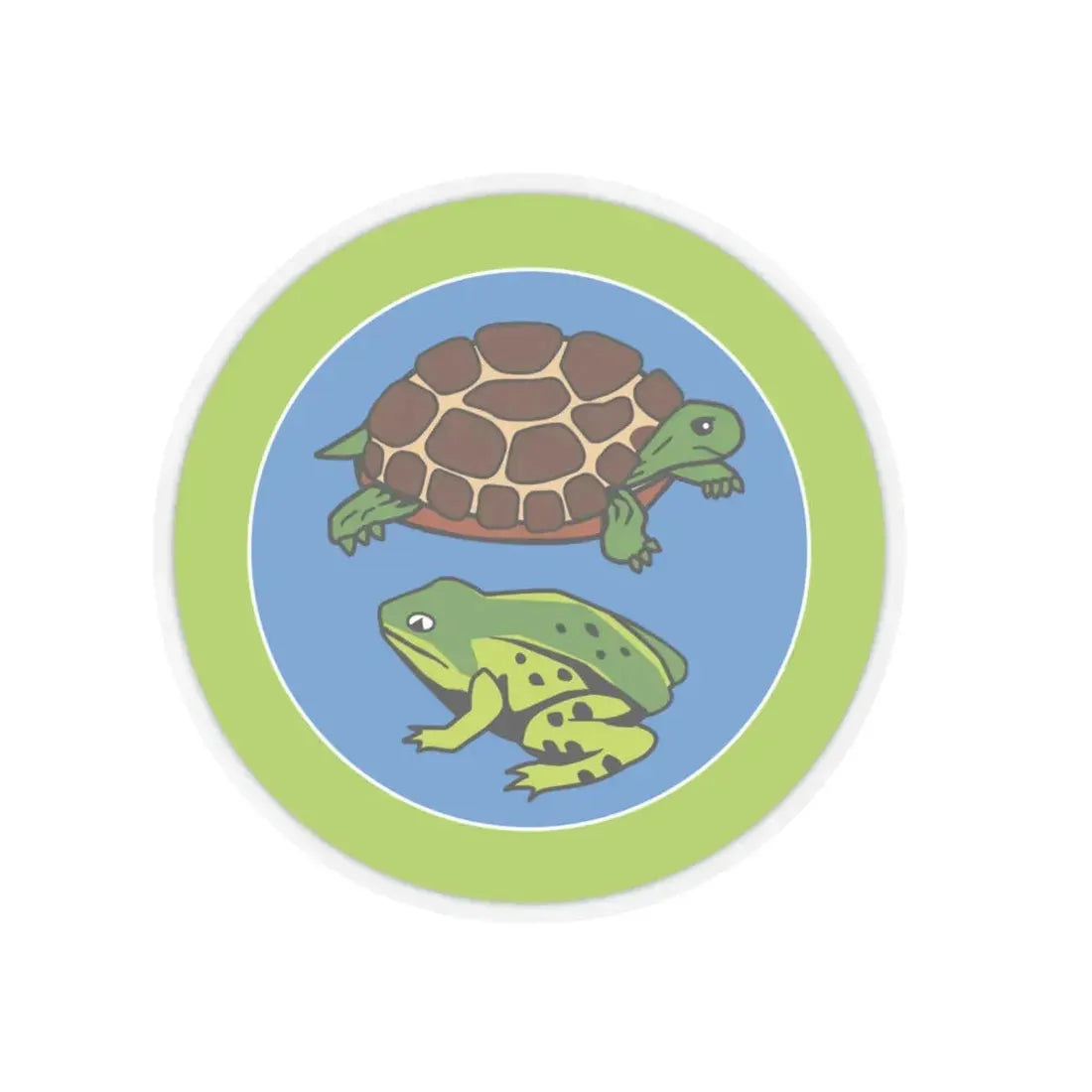 Reptile And Amphibian Study (Boy Scout Merit Badge) STICKER Vinyl Kiss-Cut Decal 6 Inch Transparent - The Sticker Space