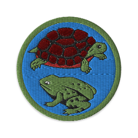 Reptile And Amphibian Study (Boy Scouts Merit Badge) Embroidered Patch-The Sticker Space