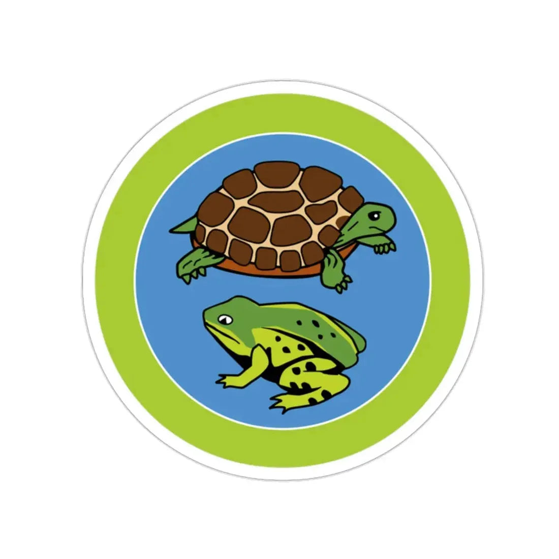 Reptile And Amphibian Study (Boy Scouts Merit Badge) STICKER Vinyl Die-Cut Decal - The Sticker Space