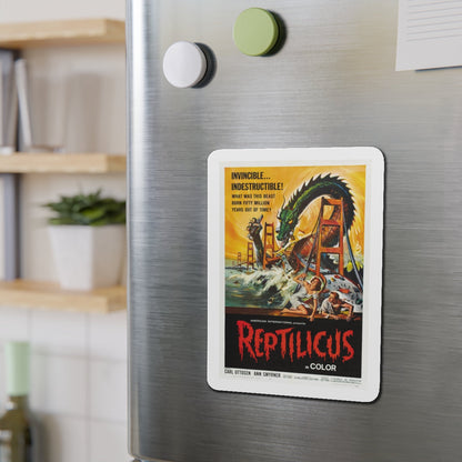 REPTILICUS 1961 Movie Poster - Refrigerator Magnet-The Sticker Space