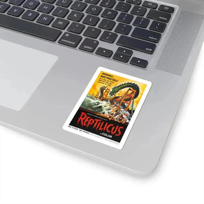 Reptilicus 1961 Movie Poster - STICKER Vinyl Kiss-Cut Decal - The Sticker Space