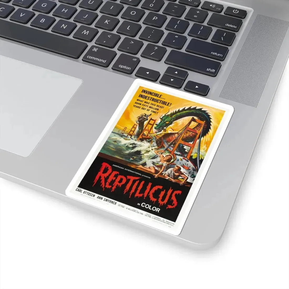 REPTILICUS 1961 Movie Poster - STICKER Vinyl Kiss-Cut Decal - The Sticker Space