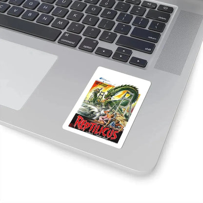 REPTILICUS (BELGIAN) 1961 Movie Poster - STICKER Vinyl Kiss-Cut Decal - The Sticker Space