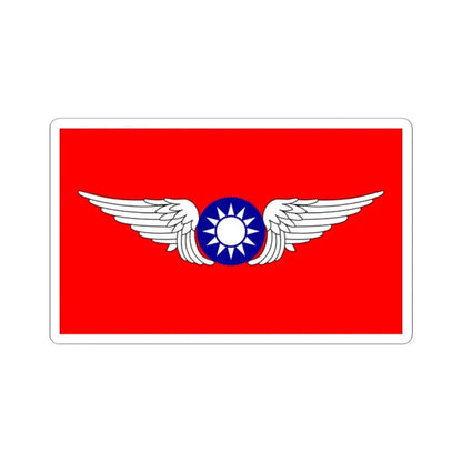 Republic of China Air Forces Flag 1937 (China) STICKER Vinyl Kiss-Cut Decal 2 Inch White - The Sticker Space