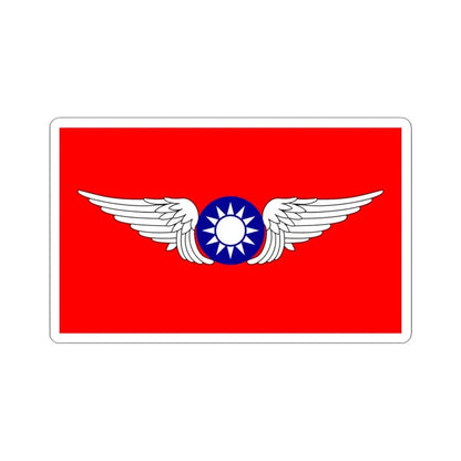 Republic of China Air Forces Flag 1937 (China) STICKER Vinyl Kiss-Cut Decal 3 Inch White - The Sticker Space