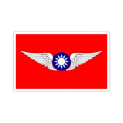 Republic of China Air Forces Flag 1937 (China) STICKER Vinyl Kiss-Cut Decal 6 Inch White - The Sticker Space
