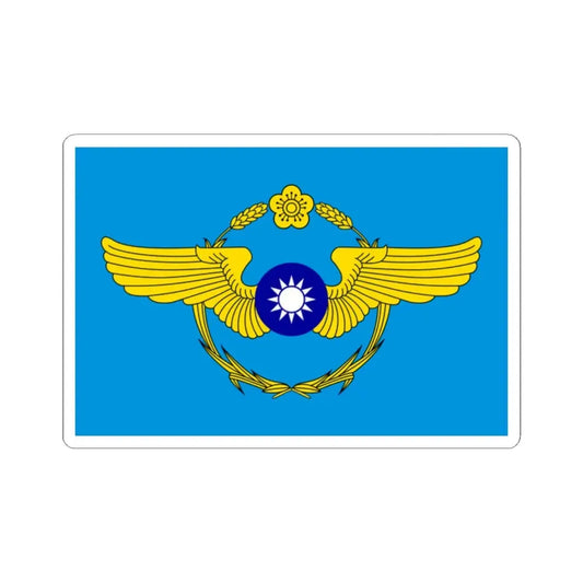 Republic of China Air Forces Flag 1948 (China) STICKER Vinyl Kiss-Cut Decal 2 Inch White - The Sticker Space