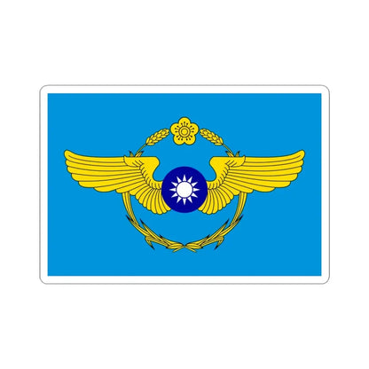Republic of China Air Forces Flag 1948 (China) STICKER Vinyl Kiss-Cut Decal 3 Inch White - The Sticker Space