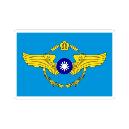 Republic of China Air Forces Flag 1948 (China) STICKER Vinyl Kiss-Cut Decal 6 Inch White - The Sticker Space