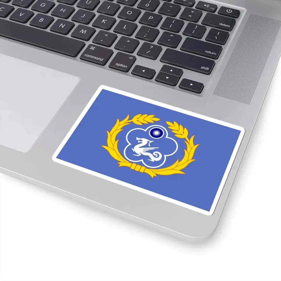 Republic of China Coast Guard ROCCG Flag (China) STICKER Vinyl Kiss-Cut Decal - The Sticker Space