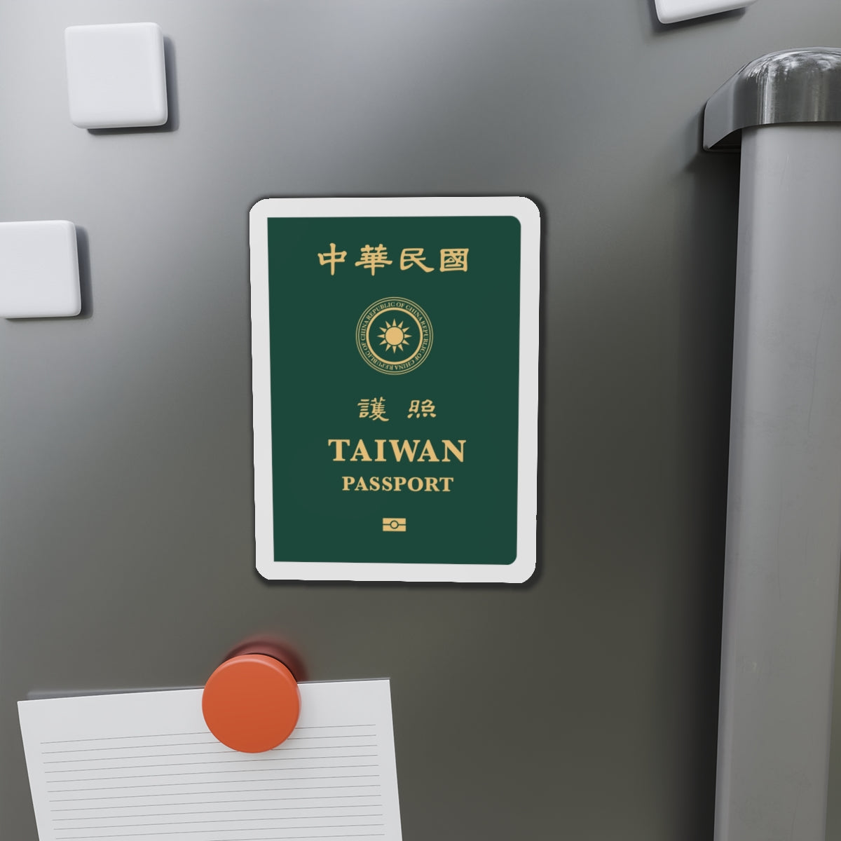 Republic Of China (Taiwan) Passport 2020 - Die-Cut Magnet-The Sticker Space