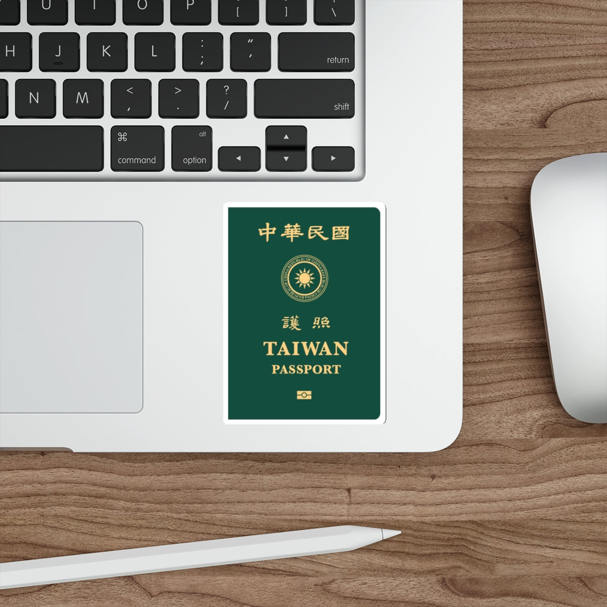 Republic Of China (Taiwan) Passport 2020 STICKER Vinyl Die-Cut Decal-The Sticker Space