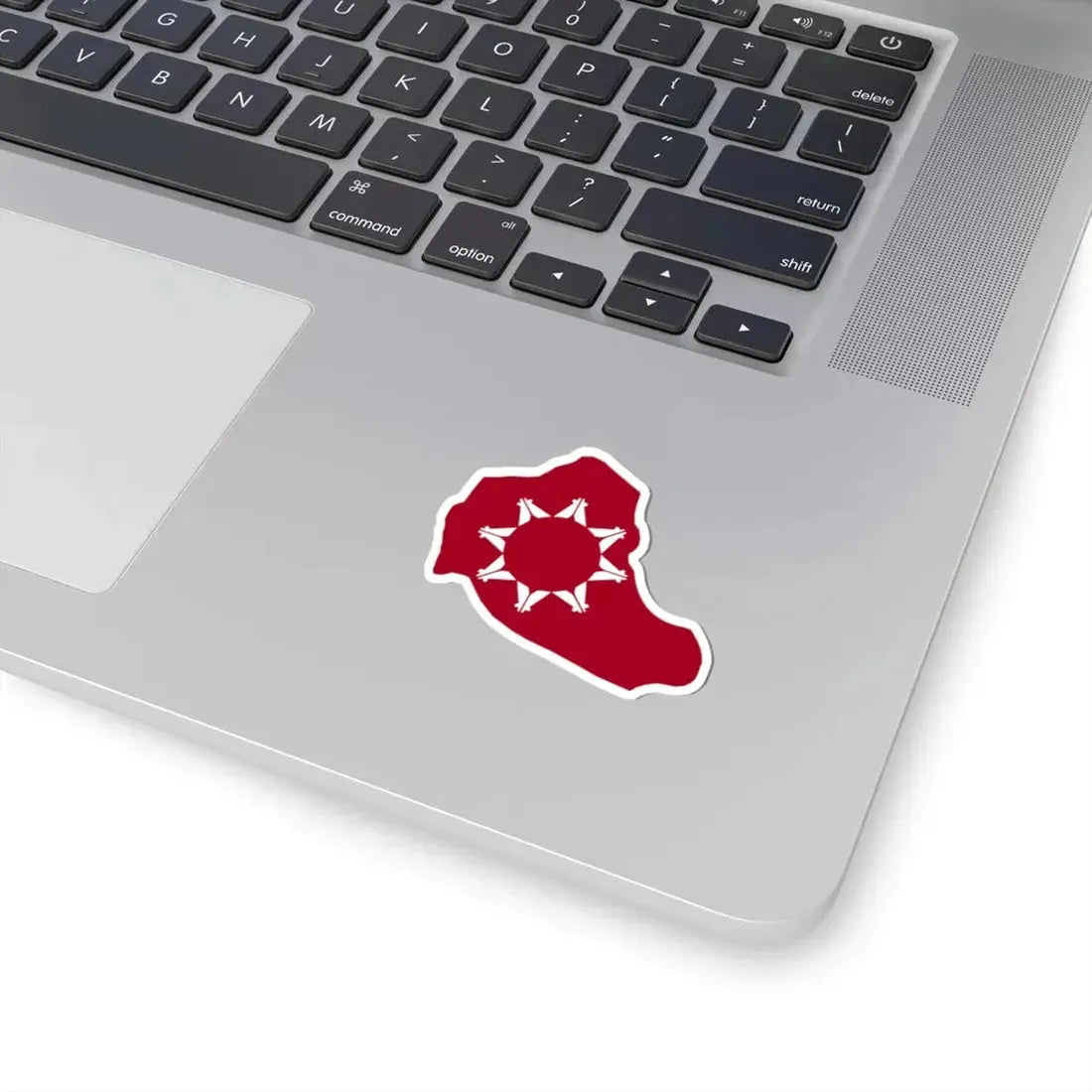 Republic of Lakotah flag map (United States) STICKER Vinyl Kiss-Cut Decal - The Sticker Space