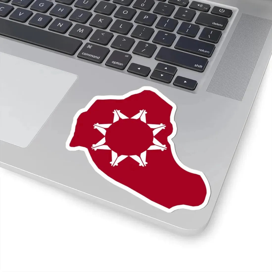 Republic of Lakotah flag map (United States) STICKER Vinyl Kiss-Cut Decal - The Sticker Space