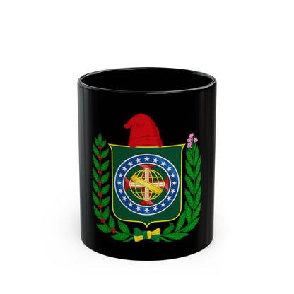 Republican Convention Brazil Emblem - Black Coffee Mug-11oz-The Sticker Space