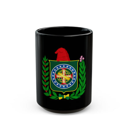 Republican Convention Brazil Emblem - Black Coffee Mug-15oz-The Sticker Space