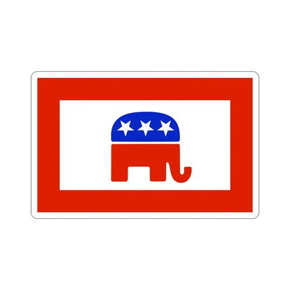 Republican Party Flag STICKER Vinyl Die-Cut Decal - The Sticker Space